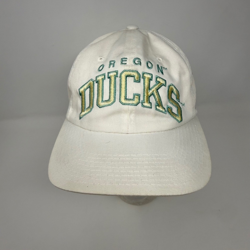 Vintage 1995 Oregon Ducks Rose Bowl Starter Snapback Hat White Green‎ NCAA 90s
